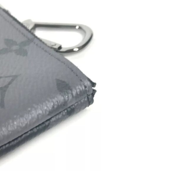 LOUIS VUITTON M80905 MonogramEclipse Pochette cle Coin Case Wallet coin purse - Picture 8 of 13